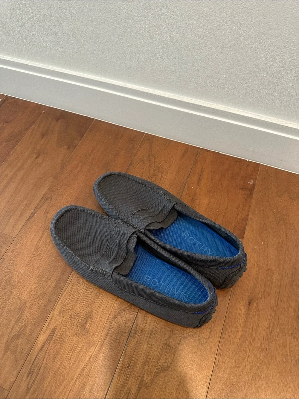Rothy's Men's Charcoal Gray Slip-On Loafers